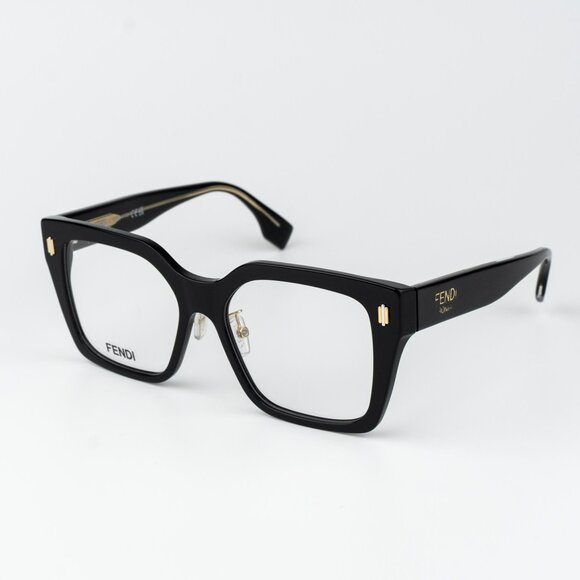Fendi FENDI ROMA Men Eyeglasses Oversized Black FE50085F 001 NEW AUTHENTIC - Picture 1 of 9